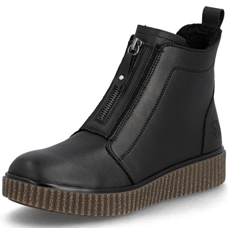 Ботинки  Rieker  черный  кожа/кожа искусств. Z-401050 фото в интернет-магазине | Omadey.ru