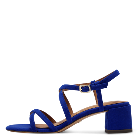 Босоножки  Tamaris  синий текстиль F-400916 фото в интернет-магазине | Omadey.ru