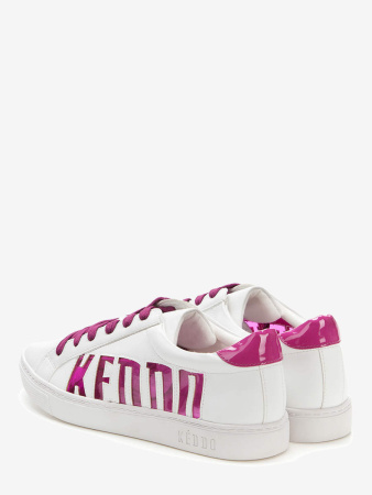 Кеды  Keddo  белый  кожа искусств. F-80681 фото в интернет-магазине | Omadey.ru