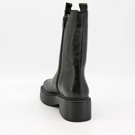 Ботинки  Dakkem  черный  кожа Z-100404 фото в интернет-магазине | Omadey.ru