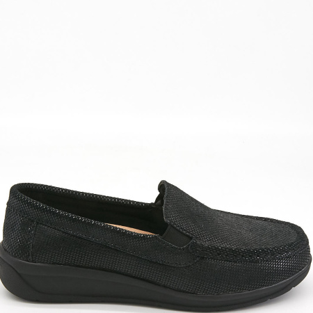 Мокасины  Baden  черный  кожа Z-8546 фото в интернет-магазине | Omadey.ru