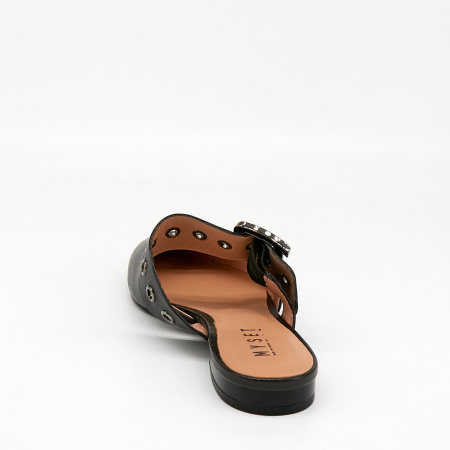 Сабо  MYSET  черный  шевро F-80950 фото в интернет-магазине | Omadey.ru