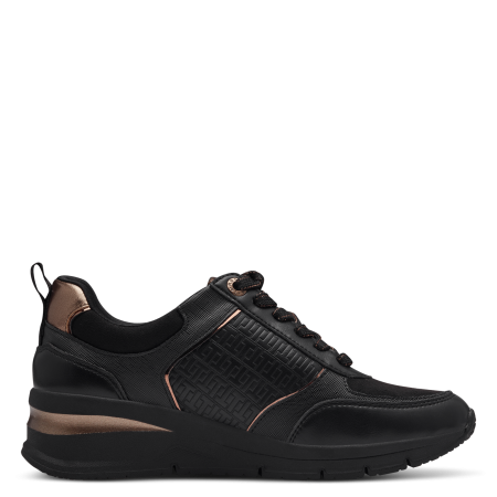 Кроссовки  Tamaris  черный  кожа искусств. Z-400394 фото в интернет-магазине | Omadey.ru