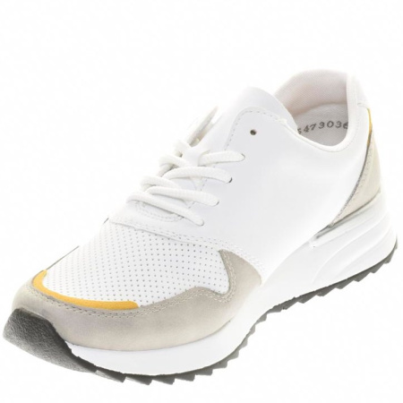 Кроссовки  женские Rieker  белый  кожа искусств. F-90463 фото в интернет-магазине | Omadey.ru