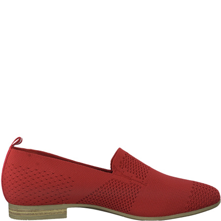Туфли  Jana  красный  текстиль F-80809 фото в интернет-магазине | Omadey.ru