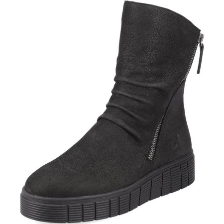 Ботинки  Rieker  черный  кожа Z-300150 фото в интернет-магазине | Omadey.ru