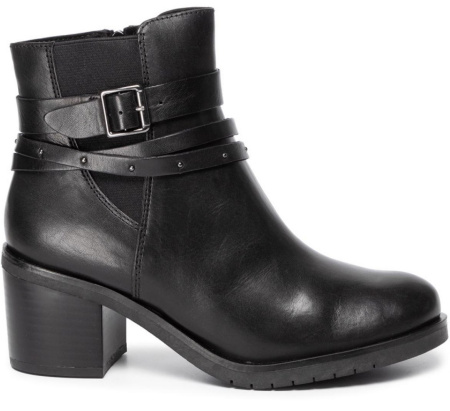 Ботильоны  Caprice  черный  кожа Z-8785 фото в интернет-магазине | Omadey.ru