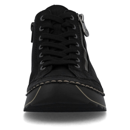 Ботинки  Rieker  черный  кожа искусств./текстиль Z-400860 фото в интернет-магазине | Omadey.ru