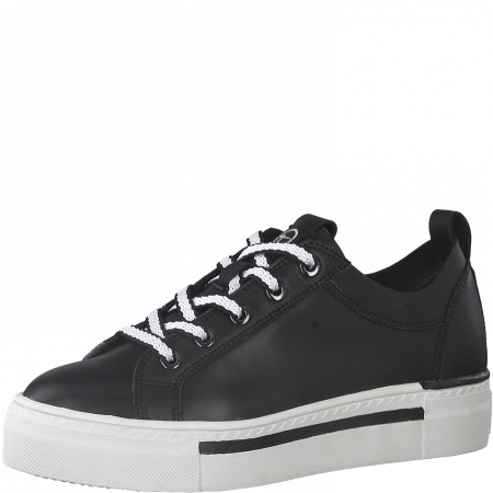 Кроссовки  Tamaris  черно-белый  кожа F-90530 фото в интернет-магазине | Omadey.ru