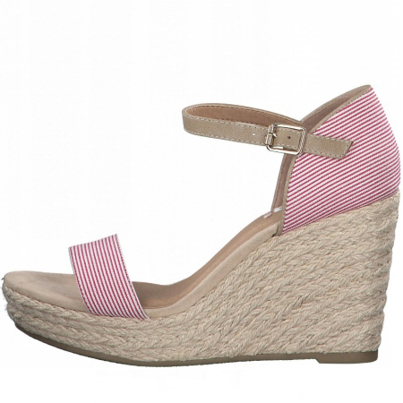 Босоножки  S.Oliver  красный  текстиль F-91004 фото в интернет-магазине | Omadey.ru