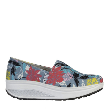 Слипоны  MYSET  мультицвет  текстиль F-90603 фото в интернет-магазине | Omadey.ru