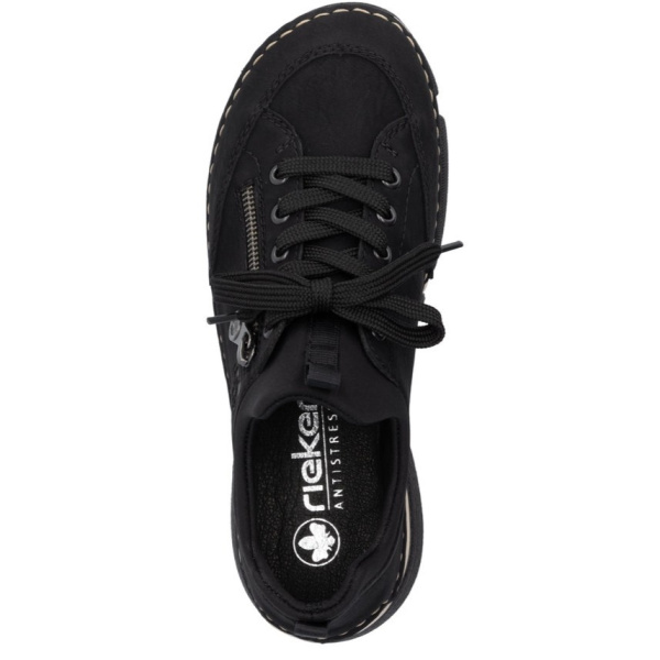 Фото Кроссовки  Rieker  черный  кожа искусств./текстиль Z-400019