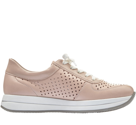 Кроссовки  женские Rieker  розовый  кожа/кожа искусств. F-81046 фото в интернет-магазине | Omadey.ru