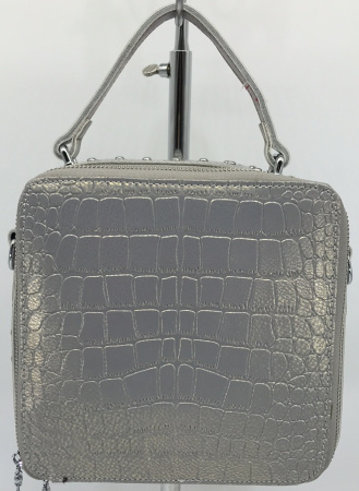 Сумка  Farfalla Rosso  серебряный  кожа c10431-silver фото в интернет-магазине | Omadey.ru
