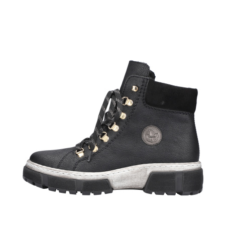 Ботинки  Rieker  черный  кожа искусств./текстиль Z-100871 фото в интернет-магазине | Omadey.ru