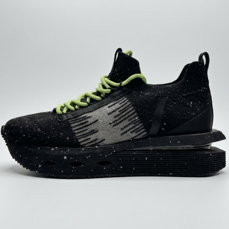 Кроссовки  Romitan  черный  текстиль F-400539 фото в интернет-магазине | Omadey.ru