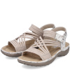 Босоножки  Rieker  бежевый  кожа искусств./текстиль F-400593 фото в интернет-магазине | Omadey.ru