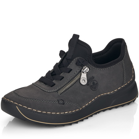 Кроссовки  женские Rieker  серый  кожа искусств./текстиль Z-200036 фото в интернет-магазине | Omadey.ru