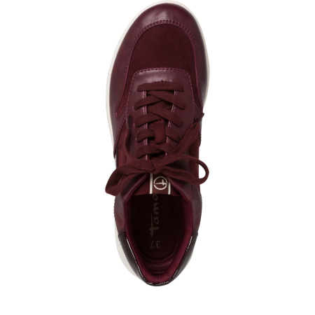 Кроссовки  Tamaris  бордовый  иск. материал Z-90029 фото в интернет-магазине | Omadey.ru
