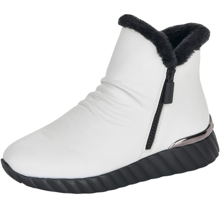 Ботинки  Remonte  белый  кожа/текстиль Z-90222 фото в интернет-магазине | Omadey.ru