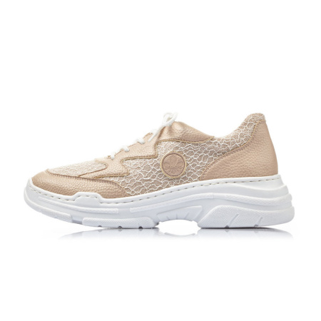 Кроссовки  Rieker  бежевый  кожа искусств./текстиль F-80827 фото в интернет-магазине | Omadey.ru