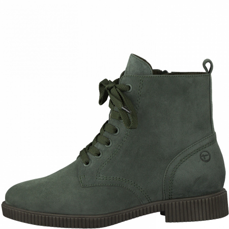 Ботинки  Tamaris  зеленый  кожа Z-100470 фото в интернет-магазине | Omadey.ru
