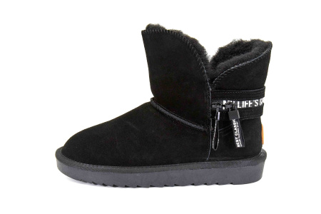 Полусапоги  Keddo  черный  замша Z-8628 фото в интернет-магазине | Omadey.ru