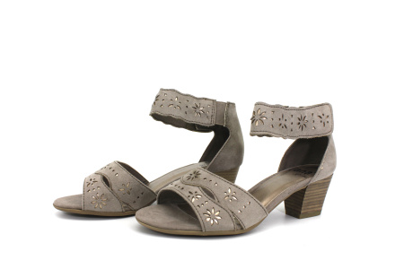 Босоножки  Jana  серый  текстиль F-7288 фото в интернет-магазине | Omadey.ru