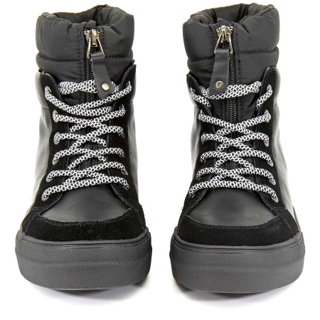 Ботинки  Keddo  черный  замша/кожа искусств. Z-8638 фото в интернет-магазине | Omadey.ru