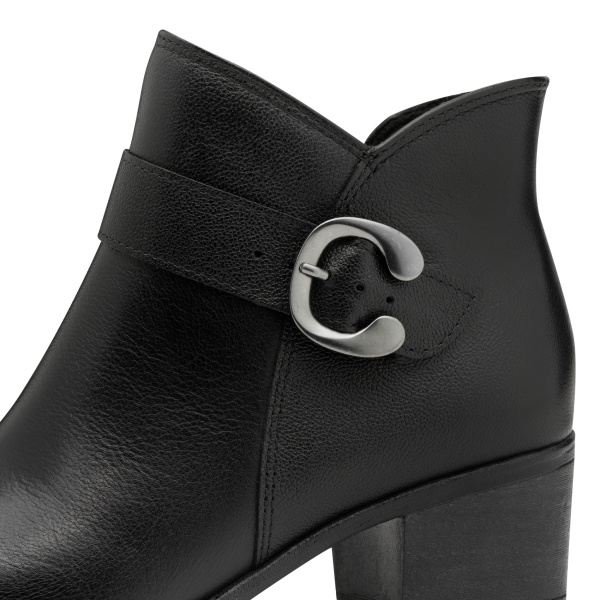 Фото Ботинки  Marco Tozzi  черный  кожа Z-401016