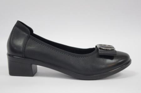 Туфли  Bonavi  черный  кожа Z-100153 фото в интернет-магазине | Omadey.ru