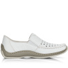 Мокасины  Rieker  белый  кожа/кожа искусств. F-90274 фото в интернет-магазине | Omadey.ru