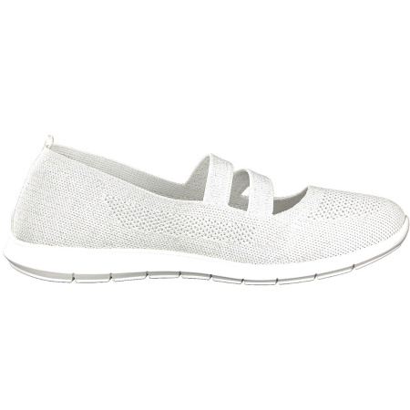 Балетки  Remonte  белый  текстиль F-90190 фото в интернет-магазине | Omadey.ru