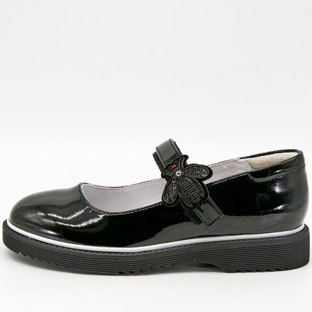 Туфли  Betsy  черный  кожа лаковая искусств. Z-100035 фото в интернет-магазине | Omadey.ru