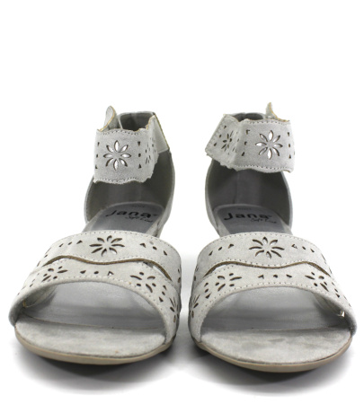 Босоножки  Jana  серый  текстиль F-7292 фото в интернет-магазине | Omadey.ru