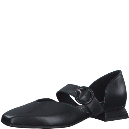 Туфли  Marco Tozzi  черный  кожа F-300492 фото в интернет-магазине | Omadey.ru