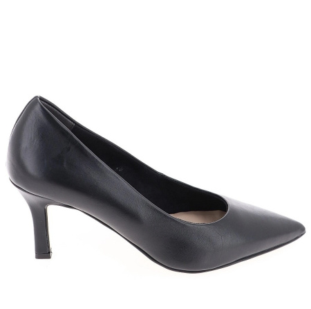 Лодочки  Tamaris  черный  кожа Z-400525 фото в интернет-магазине | Omadey.ru