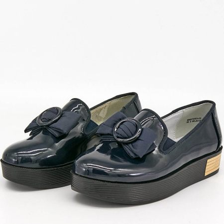 Туфли  Betsy  синий  кожа лаковая искусств. Z-7042 фото в интернет-магазине | Omadey.ru