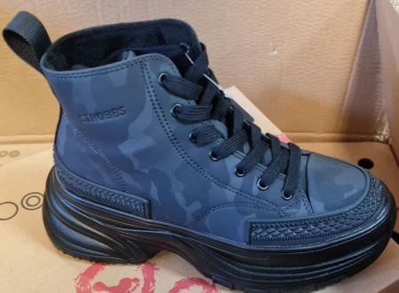 Кроссовки  Strobbs  черный  кожа искусств. Z-100900 фото в интернет-магазине | Omadey.ru