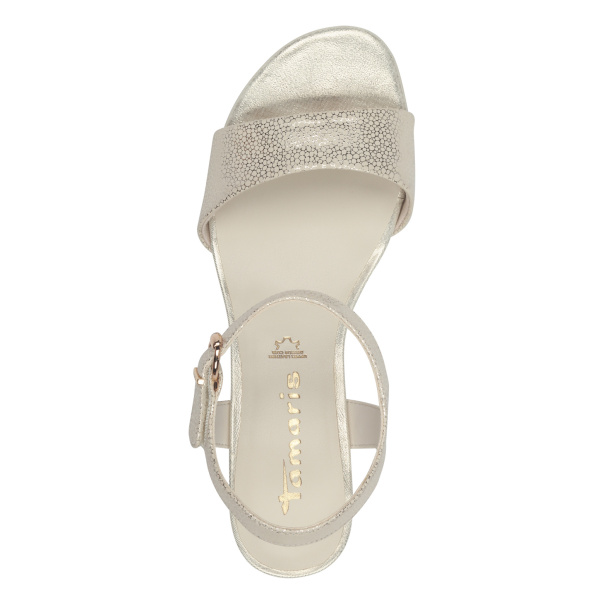 Фото Босоножки  Tamaris  золотой кожа F-400919