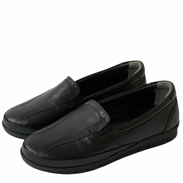 Фото Туфли  Rovigo  черный  кожа Z-100802