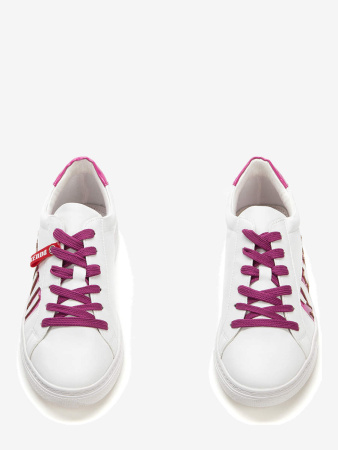 Кеды  Keddo  белый  кожа искусств. F-80681 фото в интернет-магазине | Omadey.ru