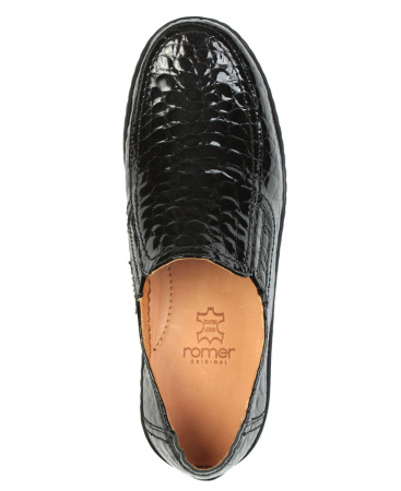 Туфли  Romer  черный  кожа лаковая F-90673 фото в интернет-магазине | Omadey.ru