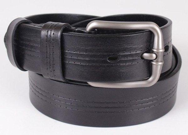 Фото Ремень  женские De esse  черный  кожа c09688