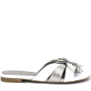 Шлепанцы  Caprice  серебряный  кожа F-7462 фото в интернет-магазине | Omadey.ru