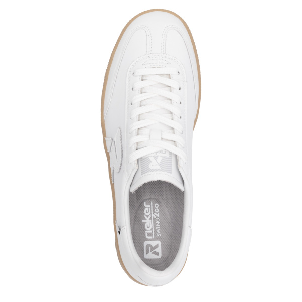 Фото Кроссовки  Rieker  белый  кожа F-400032