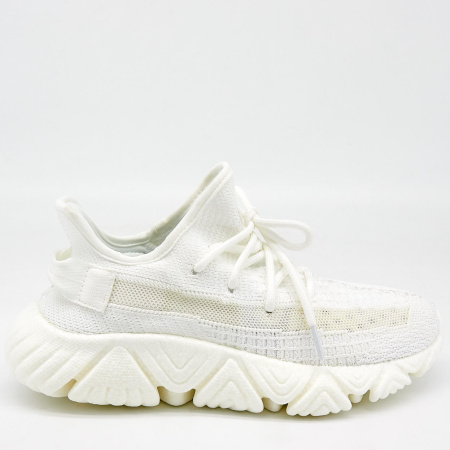 Кроссовки  Nobbaro  белый  текстиль F-80466 фото в интернет-магазине | Omadey.ru