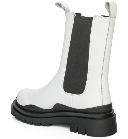 Полусапоги  Bonavi  белый  кожа Z-100574 фото в интернет-магазине | Omadey.ru