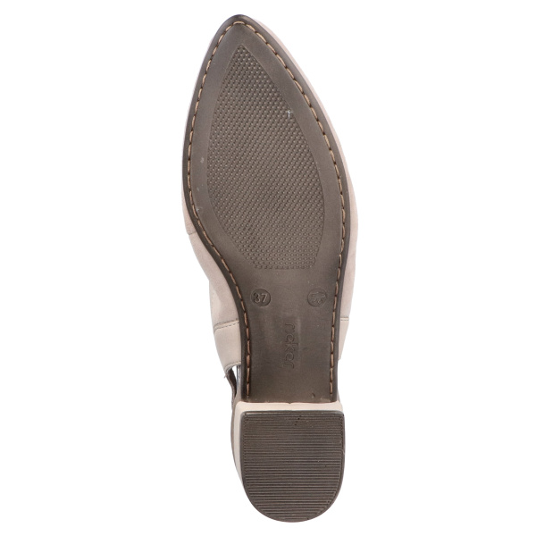 Фото Слингбэки  Rieker  бежевый  кожа/кожа искусств. F-400086