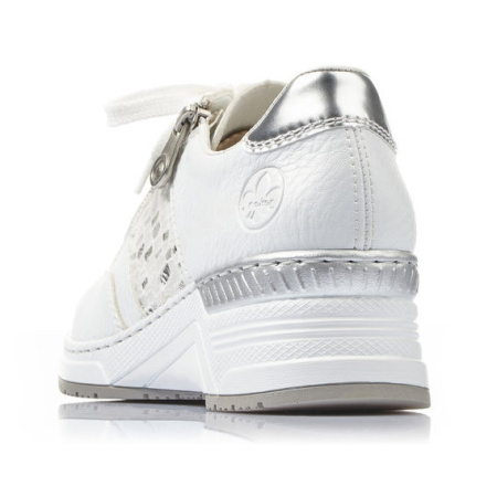 Кроссовки  женские Rieker  белый  кожа искусств. F-90461 фото в интернет-магазине | Omadey.ru